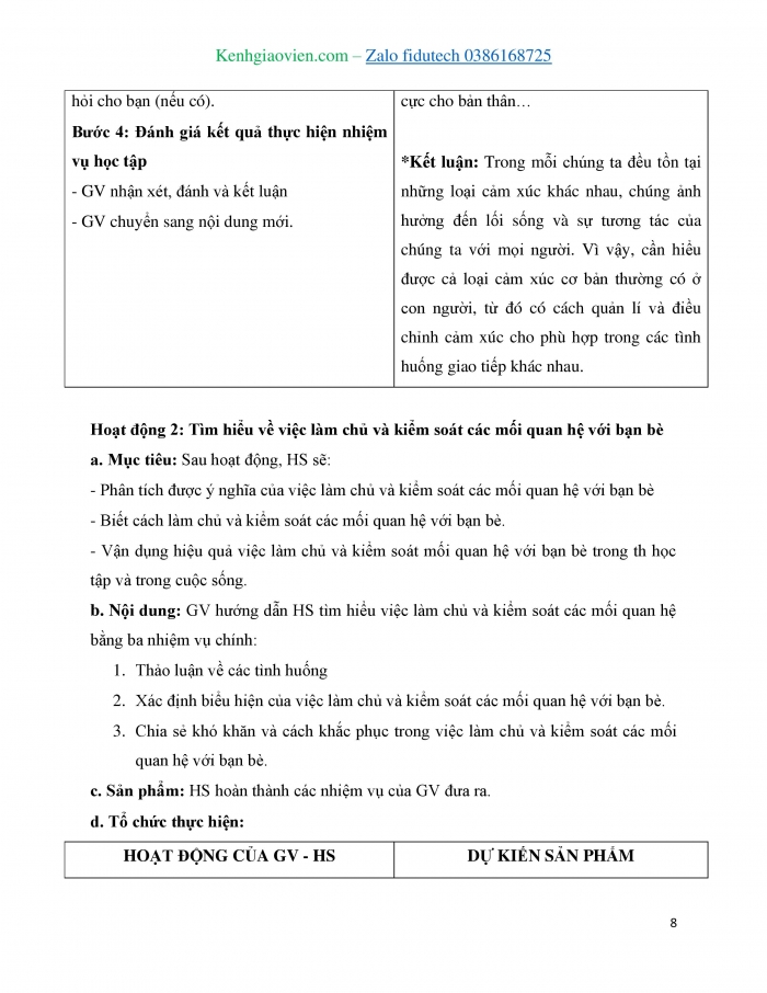 Giáo án và PPT Hoạt động trải nghiệm 11 cánh diều Chủ đề 2: Quản lí bản thân