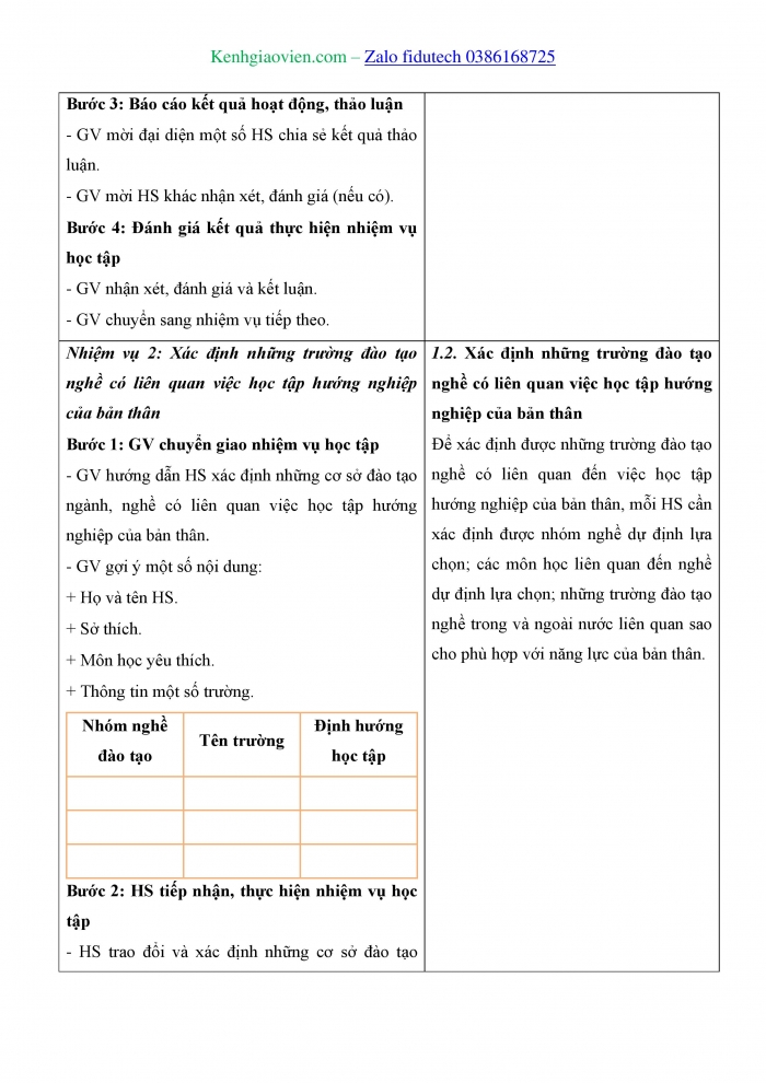 Giáo án và PPT Hoạt động trải nghiệm 11 cánh diều Chủ đề 8: Lựa chọn nghề nghiệp tương lai