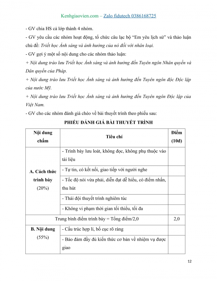 Giáo án Lịch sử 11 cánh diều: Thực hành Chủ đề 1: Cách mạng tư sản và sự phát triển của Chủ nghĩa tư bản