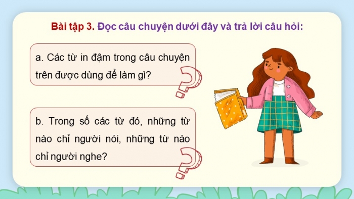 Giáo án điện tử Tiếng Việt 5 kết nối Bài 3: Đại từ