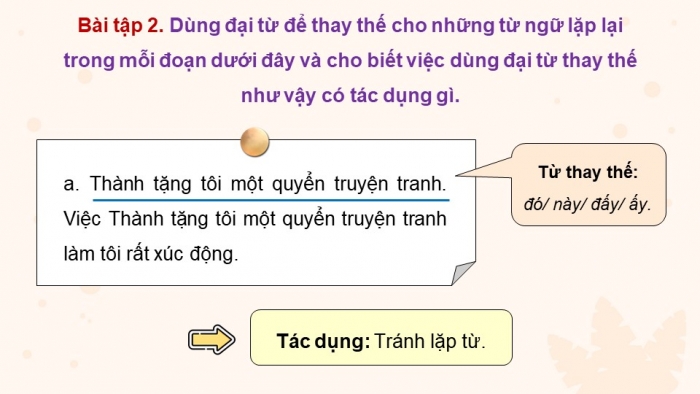 Giáo án điện tử Tiếng Việt 5 kết nối Bài 7: Luyện tập về đại từ (tiếp theo)