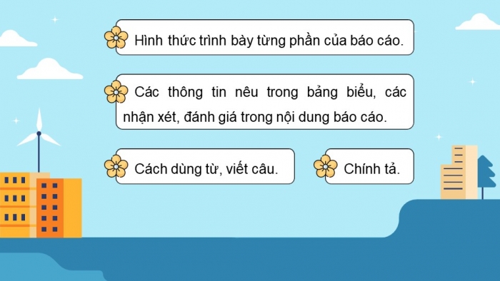 Giáo án điện tử Tiếng Việt 5 kết nối Bài 8: Đánh giá, chỉnh sửa báo cáo công việc