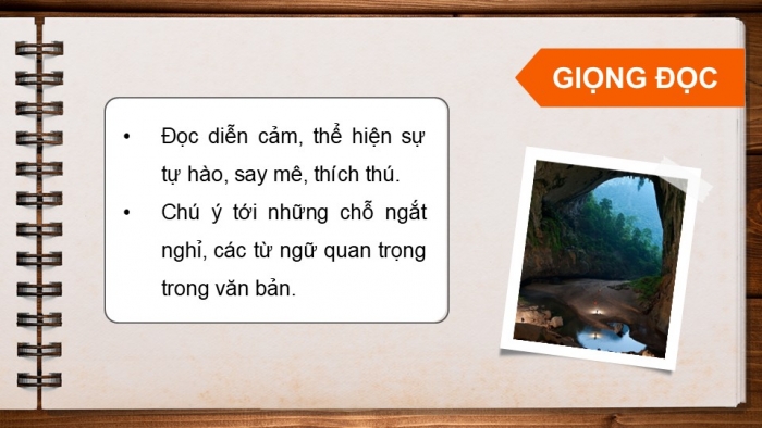 Giáo án điện tử Tiếng Việt 5 kết nối Bài 11: Hang Sơn Đoòng - những điều kì thú