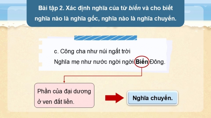 Giáo án điện tử Tiếng Việt 5 kết nối Bài 13: Từ đa nghĩa