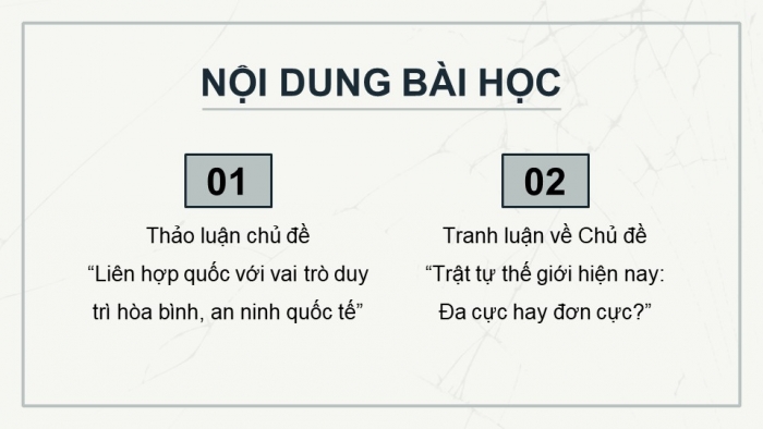 Giáo án điện tử Lịch sử 12 chân trời Thực hành Chương 1