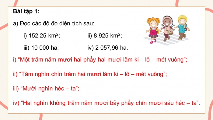 Giáo án PPT dạy thêm Toán 5 Kết nối bài 15: Ki-lô-mét vuông. Héc-ta