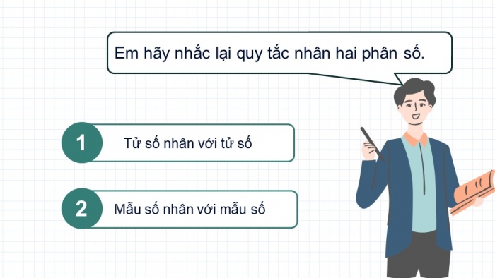 Giáo án PPT dạy thêm Toán 5 Chân trời bài 3: Ôn tập và bổ sung các phép tính với phân số