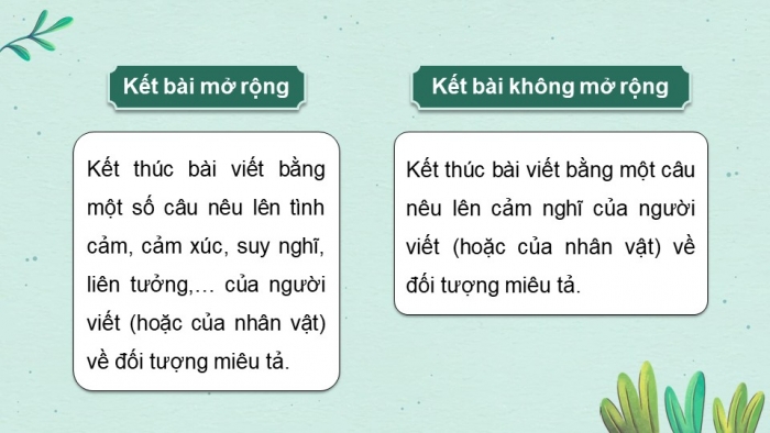 Giáo án PPT dạy thêm Tiếng Việt 5 cánh diều Bài 3: Hạt nảy mầm, Luyện tập tả người (Viết kết bài)