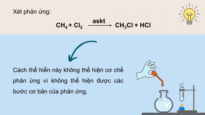 Giáo án điện tử chuyên đề Hoá học 12 cánh diều Bài 1: Giới thiệu về cơ chế phản ứng và các tiểu phân trung gian trong phản ứng hoá học hữu cơ