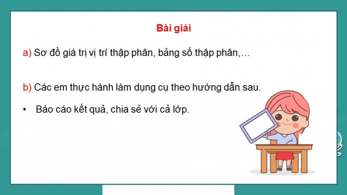 Giáo án điện tử Toán 5 cánh diều Bài 24: Em vui học Toán