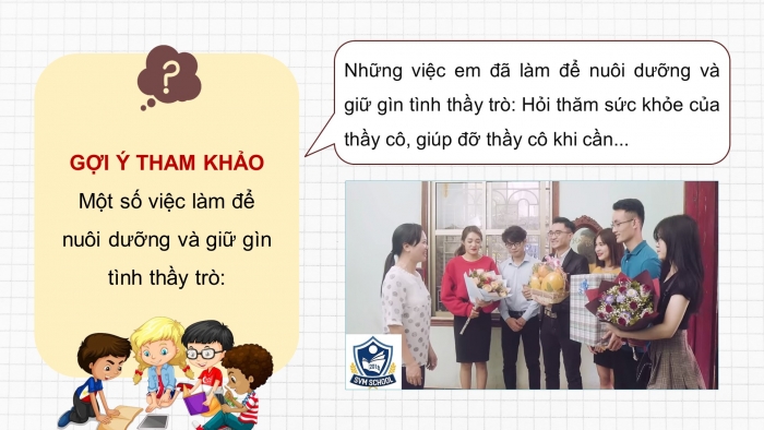 Giáo án điện tử Hoạt động trải nghiệm 5 cánh diều Chủ đề 1: Tự hào truyền thống trường em - Tuần 3