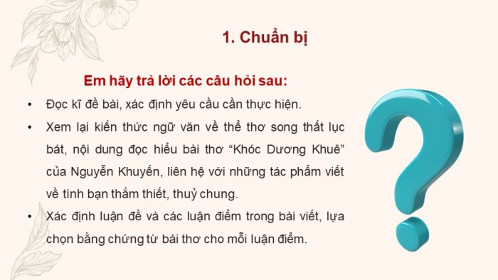 Giáo án điện tử Ngữ văn 9 cánh diều Bài 1: Phân tích một tác phẩm thơ