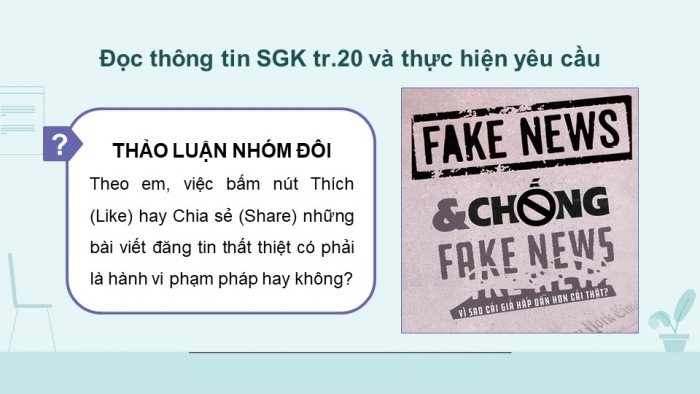 Giáo án điện tử Tin học 9 cánh diều Chủ đề D Bài 2: Khía cạnh pháp lí, đạo đức, văn hóa của việc trao đổi thông tin qua mạng