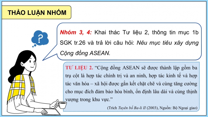 Giáo án điện tử Lịch sử 12 kết nối Bài 5: Cộng đồng ASEAN Từ ý tưởng đến hiện thực