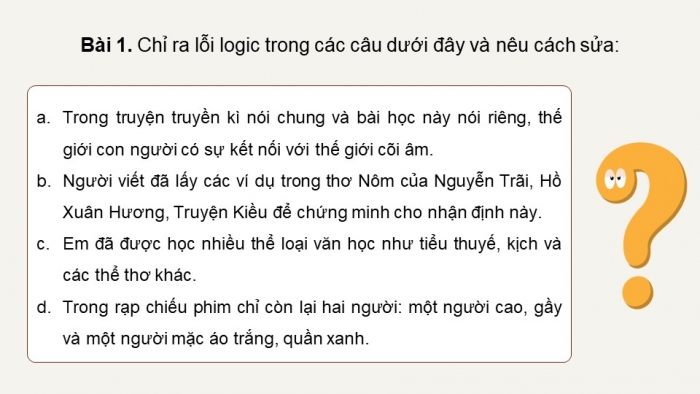 Giáo án điện tử Ngữ văn 12 chân trời Bài 3: Thực hành tiếng Việt