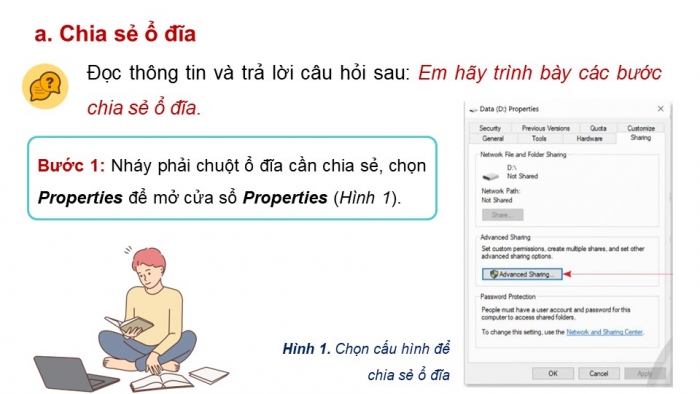 Giáo án điện tử Khoa học máy tính 12 chân trời Bài B2: Các chức năng mạng của hệ điều hành