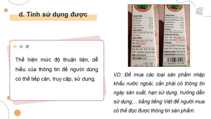 Giáo án điện tử Tin học 9 chân trời Bài 2: Chất lượng thông tin trong giải quyết vấn đề