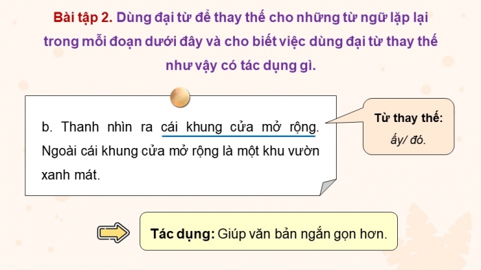 Giáo án điện tử Tiếng Việt 5 kết nối Bài 7: Luyện tập về đại từ (tiếp theo)