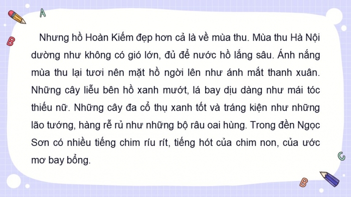 Giáo án điện tử Tiếng Việt 5 kết nối Bài 10: Tìm hiểu cách viết bài văn tả phong cảnh (tiếp theo)