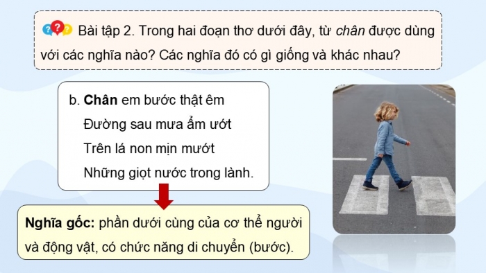 Giáo án điện tử Tiếng Việt 5 kết nối Bài 15: Luyện tập về từ đa nghĩa