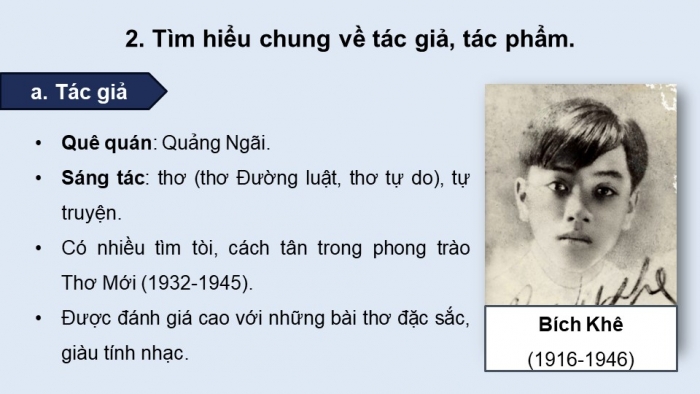 Giáo án điện tử Ngữ văn 9 kết nối Bài 2: Tiếng đàn mưa (Bích Khê)