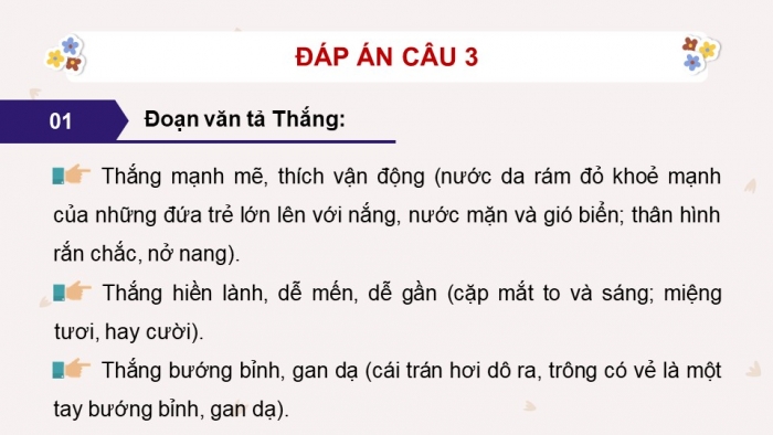 Giáo án điện tử Tiếng Việt 5 cánh diều Bài 4: Luyện tập tả người (Tả ngoại hình)