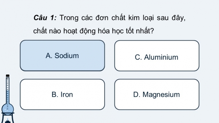 Giáo án điện tử KHTN 9 chân trời - Phân môn Hoá học Bài Ôn tập chủ đề 6