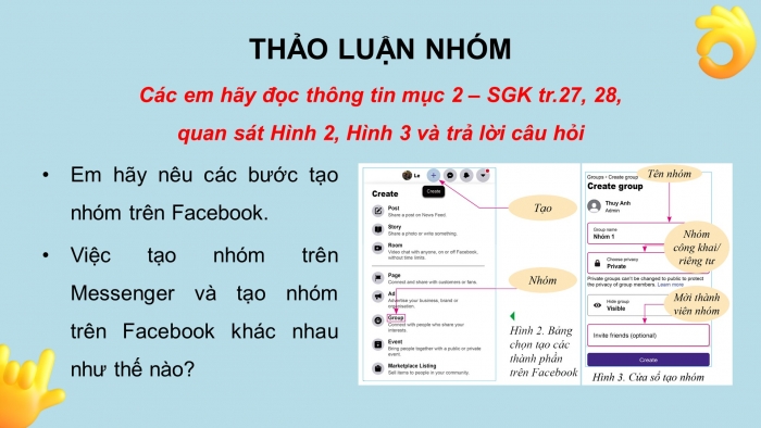 Giáo án điện tử bài 3: Trao đổi thông tin trên mạng xã hội