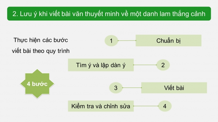 Giáo án điện tử Ngữ văn 9 cánh diều Bài 3: Viết văn bản thuyết minh về một danh lam thắng cảnh