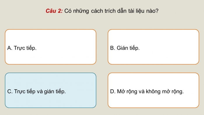 Giáo án điện tử Ngữ văn 9 chân trời Bài 2: Thực hành tiếng Việt