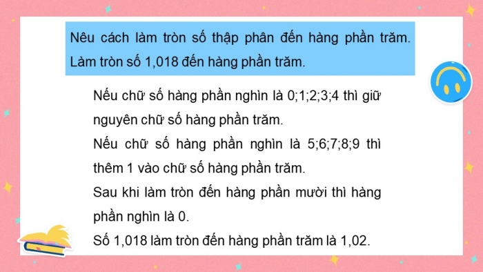 Giáo án PPT dạy thêm Toán 5 Chân trời bài 22: Làm tròn số thập phân