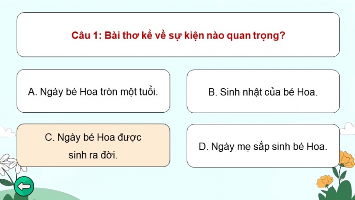 Giáo án PPT dạy thêm Tiếng Việt 5 cánh diều Bài 1: Khi bé Hoa ra đời, Luyện tập viết đoạn văn giới thiệu một nhân vật văn học (Thực hành viết)