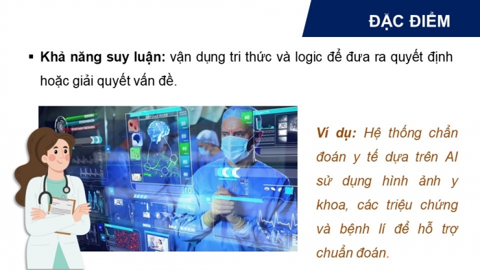 Giáo án điện tử Khoa học máy tính 12 chân trời Bài A1: Giới thiệu Trí tuệ nhân tạo