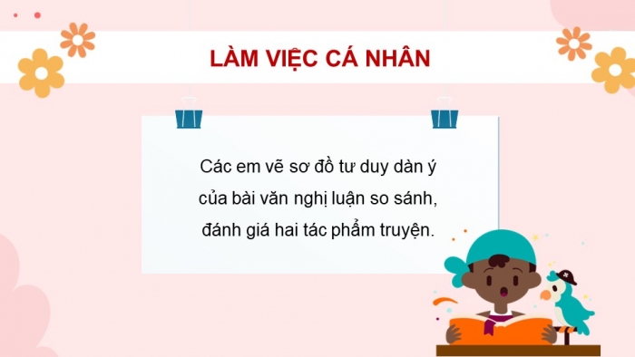 Giáo án PPT dạy thêm Ngữ văn 12 Cánh diều bài 1: Viết bài văn nghị luận so sánh, đánh giá hai tác phẩm truyện