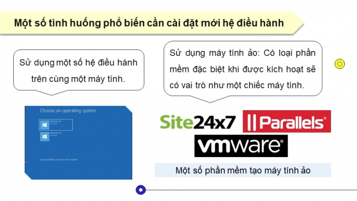 Giáo án điện tử chuyên đề Tin học ứng dụng 12 cánh diều Bài 2: Cài đặt hệ điều hành trên máy tính cá nhân