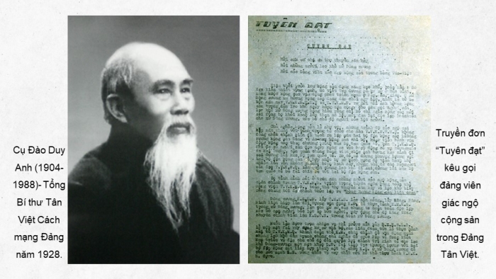 Giáo án điện tử lịch sử 9 kết nối bài 5: Phong trào dân tộc dân chủ trong những năm 1918 – 1930 (P2)