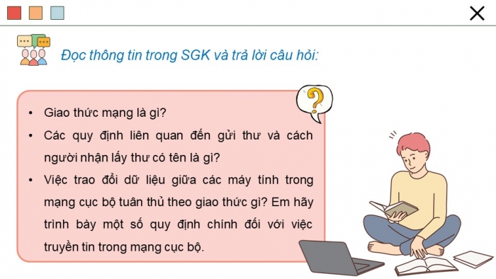 Giáo án điện tử Khoa học máy tính 12 kết nối Bài 4: Giao thức mạng