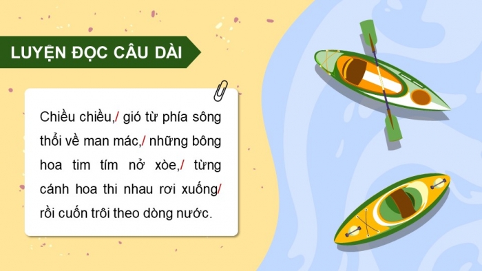 Giáo án điện tử Tiếng Việt 5 kết nối Bài 4: Bến sông tuổi thơ