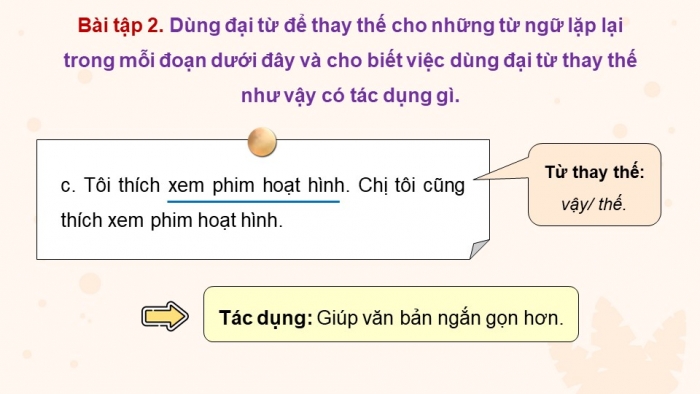 Giáo án điện tử Tiếng Việt 5 kết nối Bài 7: Luyện tập về đại từ (tiếp theo)