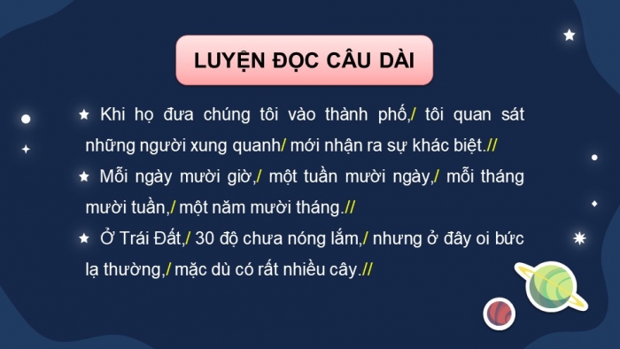 Giáo án điện tử Tiếng Việt 5 kết nối Bài 8: Hành tinh kì lạ