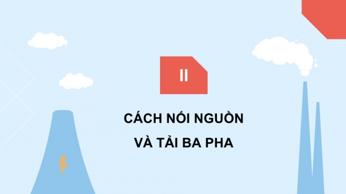 Giáo án điện tử Công nghệ 12 Điện - Điện tử Kết nối Bài 3: Mạch điện xoay chiều ba pha