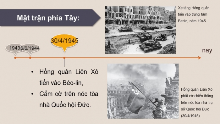 Giáo án điện tử Lịch sử 9 chân trời Bài 4: Chiến tranh thế giới thứ hai (1939 – 1945) (P2)