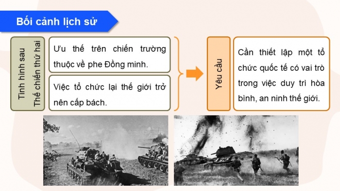 Giáo án điện tử Lịch sử 12 chân trời Bài 1: Liên hợp quốc