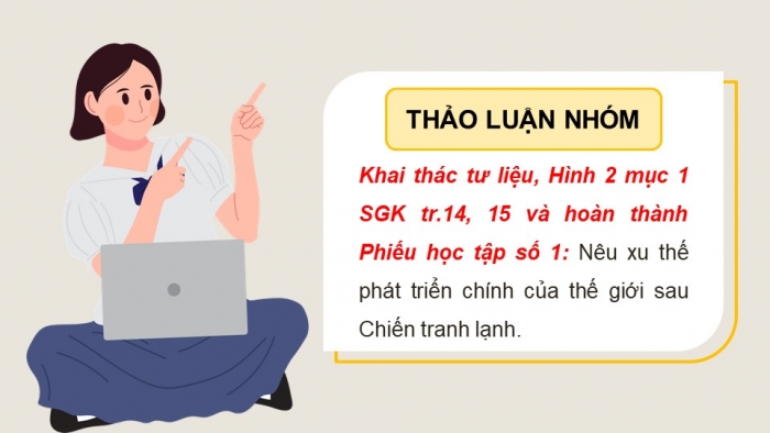 Giáo án điện tử Lịch sử 12 cánh diều Bài 3: Trật tự thế giới sau Chiến tranh lạnh