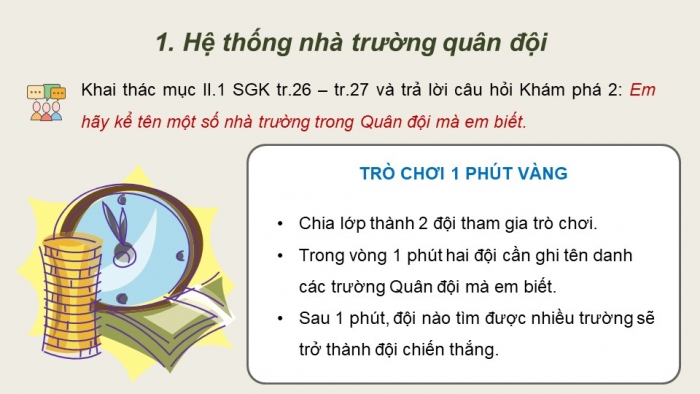 Giáo án điện tử Quốc phòng an ninh 12 cánh diều Bài 3: Công tác tuyển sinh, đào tạo trong các trường Quân đội nhân dân Việt Nam và Công an nhân dân Việt Nam