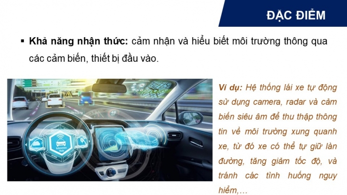 Giáo án điện tử Tin học ứng dụng 12 chân trời Bài A2: Trí tuệ nhân tạo và cuộc sống