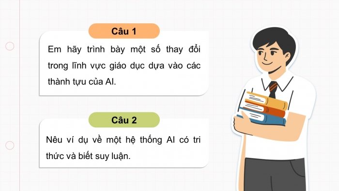 Giáo án điện tử Tin học ứng dụng 12 chân trời Bài A2: Trí tuệ nhân tạo và cuộc sống (P2)