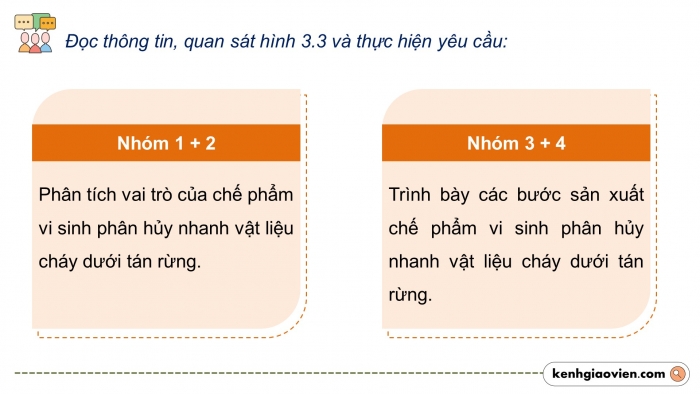 Giáo án điện tử chuyên đề công nghệ 12 lâm nghiệp - thuỷ sản kết nối bài 3: Công nghệ sinh học trong sản xuất chế phẩm vi sinh phục vụ lâm nghiệp