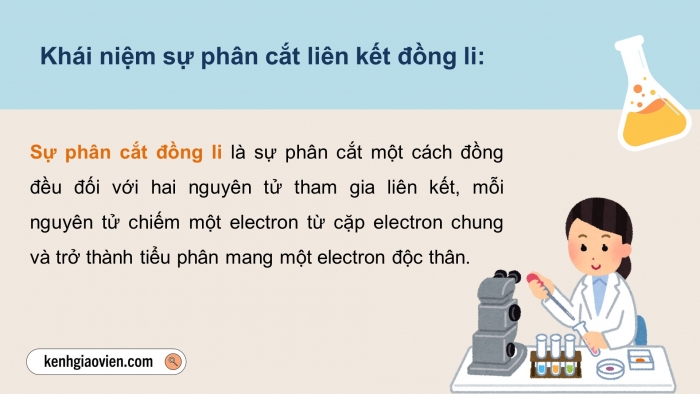 Giáo án điện tử chuyên đề Hoá học 12 chân trời Bài 1: Khái niệm cơ chế phản ứng hữu cơ