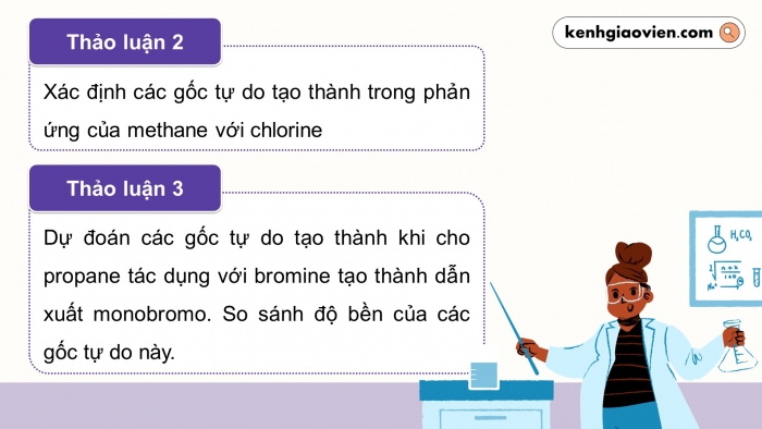 Giáo án điện tử chuyên đề Hoá học 12 chân trời Bài 2: Một số cơ chế phản ứng trong hoá học hữu cơ